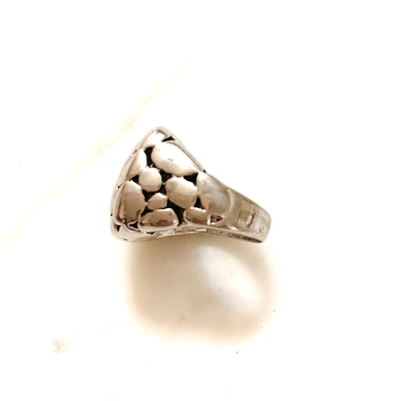 Sterling silver tortoise shell ring - Picture 5 of 7